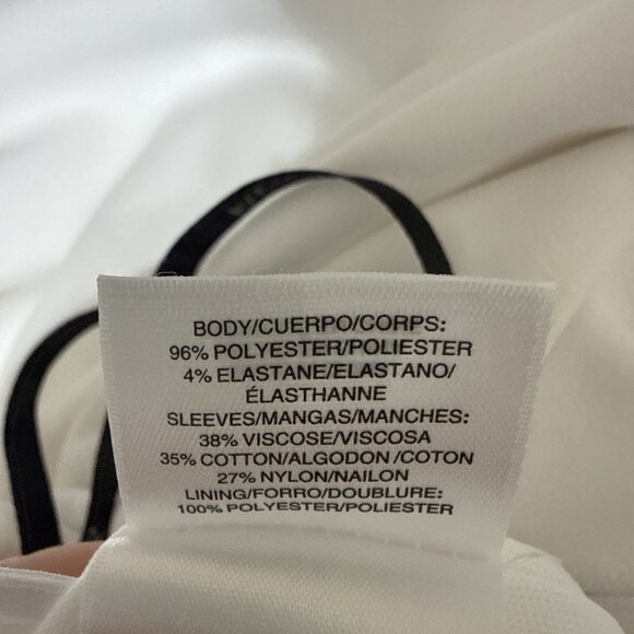 Kasper Womens Size Small White Lace Sheath Dress Work Office Career - Picture 10 of 14